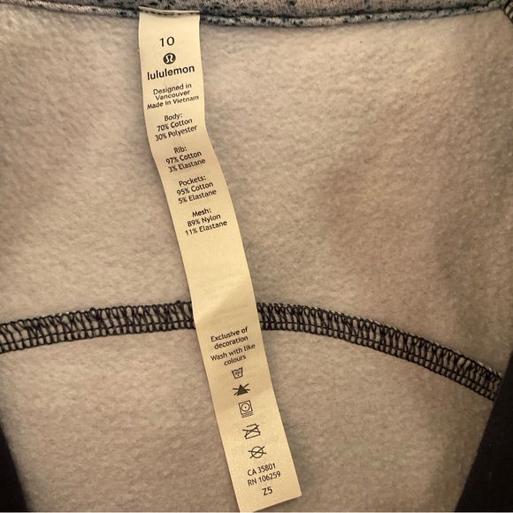 Lululemon Scuba Hoodie - Size 10 - Mesh Scape Multi - Picture 8 of 9